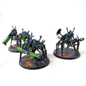 Tunga Jagare (3-pack) - Spindeltema grimdark Sci Fi-proxyminiatyr
