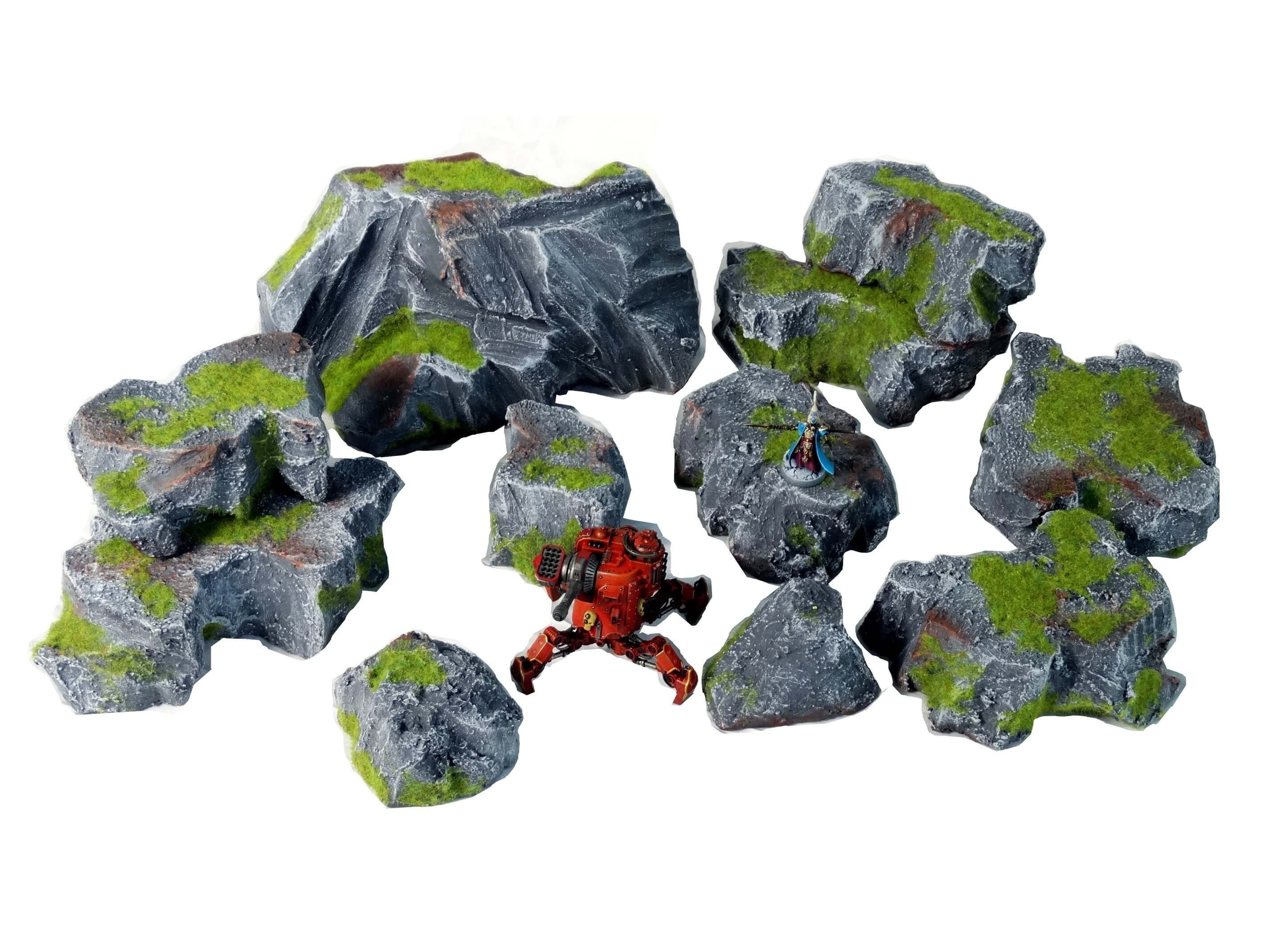 Crystal Terrain Set - WargameTerrainFactory - Miniatures War Game