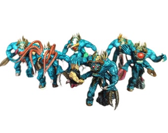 Eldritch Mutated Spawns of Chaos -  Resin Wargame Proxy Miniatures