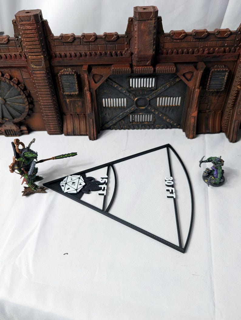 Spell area of effects markers and movement/distance measuring tools for use in tabletop games such as Dungeons and Dragons, or Pathfinder.