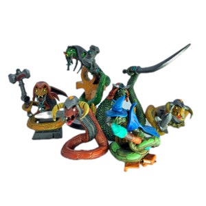 Fantasy snake characters for DND/tabletop games