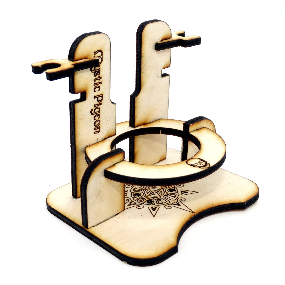 Citadel Paint pot and brush holder laser cut plywood Etsy