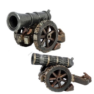 Historial/Fantasy Cannon Resin Miniature for TTRPG Games