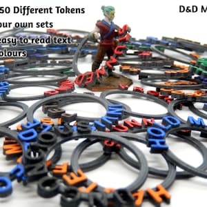 D&D Condition Markers: Status Rings for Dungeons and Dragons 5E