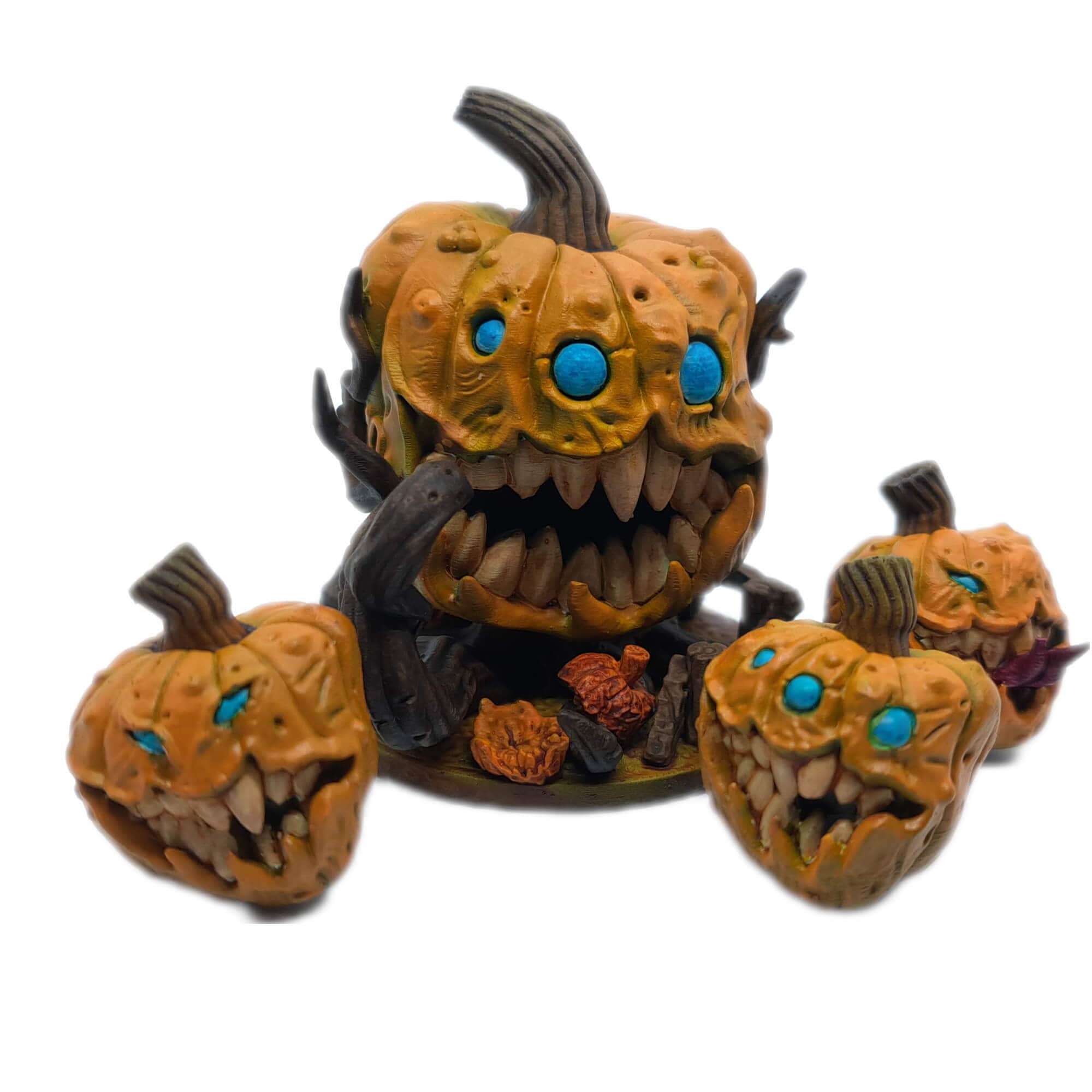 Awakened/zombie Pumpkin Monster Fantasy Miniatures - Etsy
