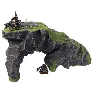 Tall wargame rock formation