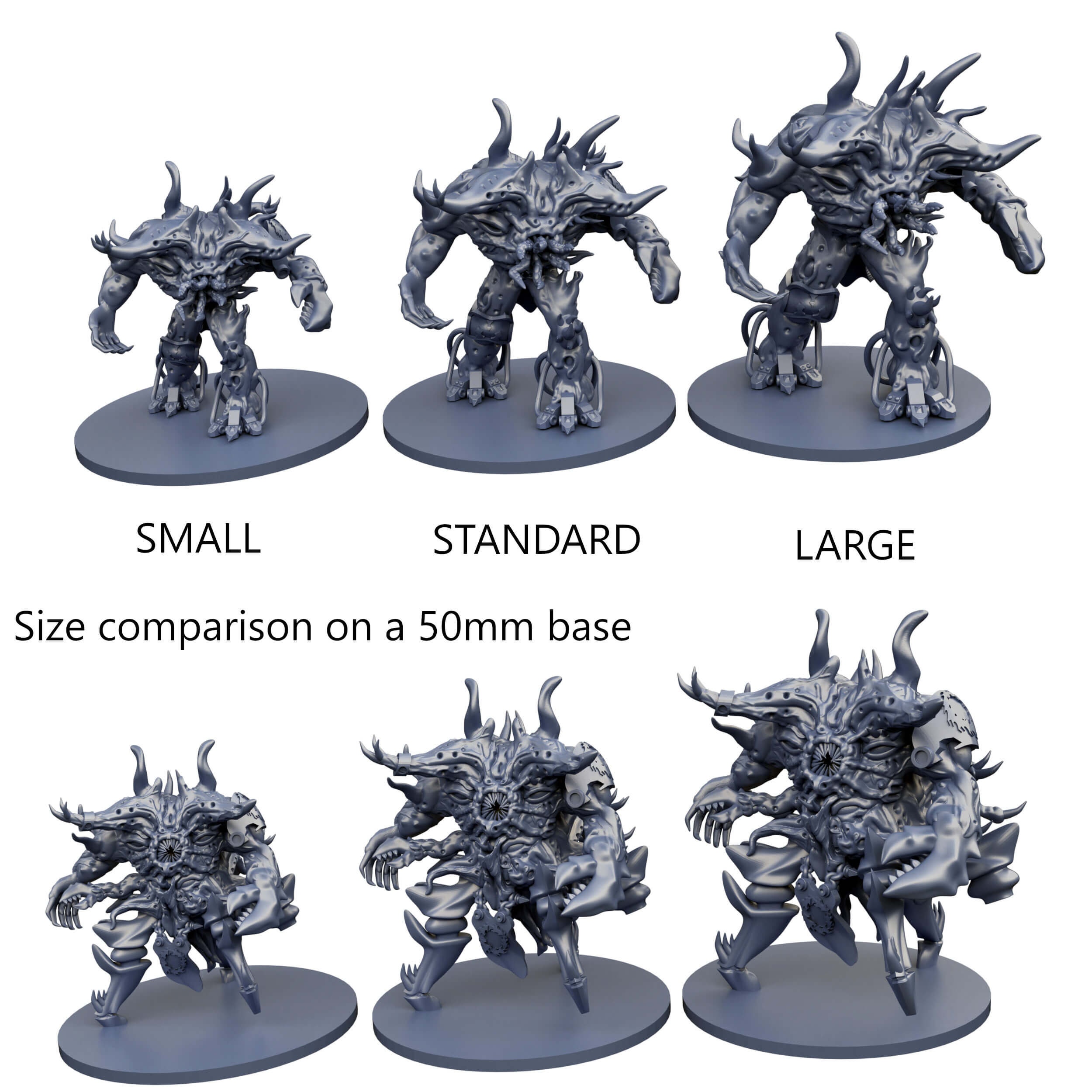 Dnd Eldritch Spawns of Chaos Resin Wargame Proxies - Etsy