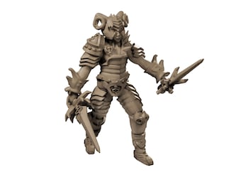 Infernal War Bike Resin Miniature (dungeons and Dragons, Gaslands