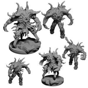 dnd Eldritch Spawns Of Chaos Resin Wargame Proxies