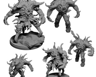 dnd Eldritch Spawns Of Chaos Resin Wargame Proxies