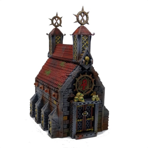 Terreno del cementerio de criptas/iglesias D&D/ Wargames - Etsy México Terreno del cementerio de criptas/iglesias D&D/ Wargames - Etsy México