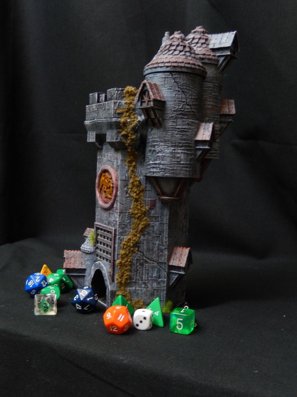 Aged Wizards Dice Tower Dice Storage dungeons and Dragons Etsy Canada