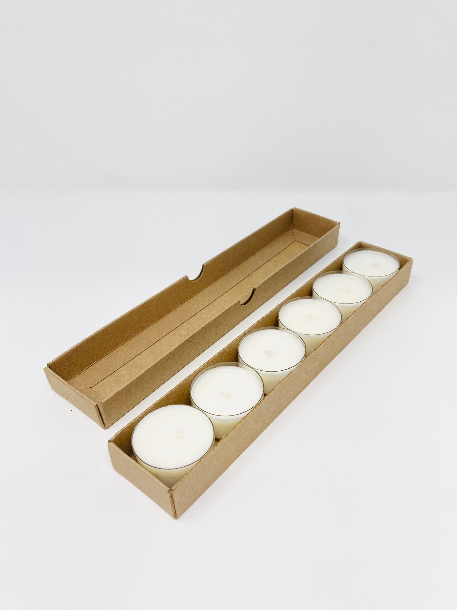 Tealight Candle Box for 6 Tealights Kraft X 10 Boxes Etsy UK