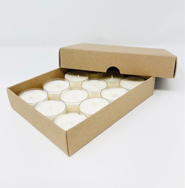Tealight Candle Box for 12 Tealights Kraft X 10 Boxes Etsy UK