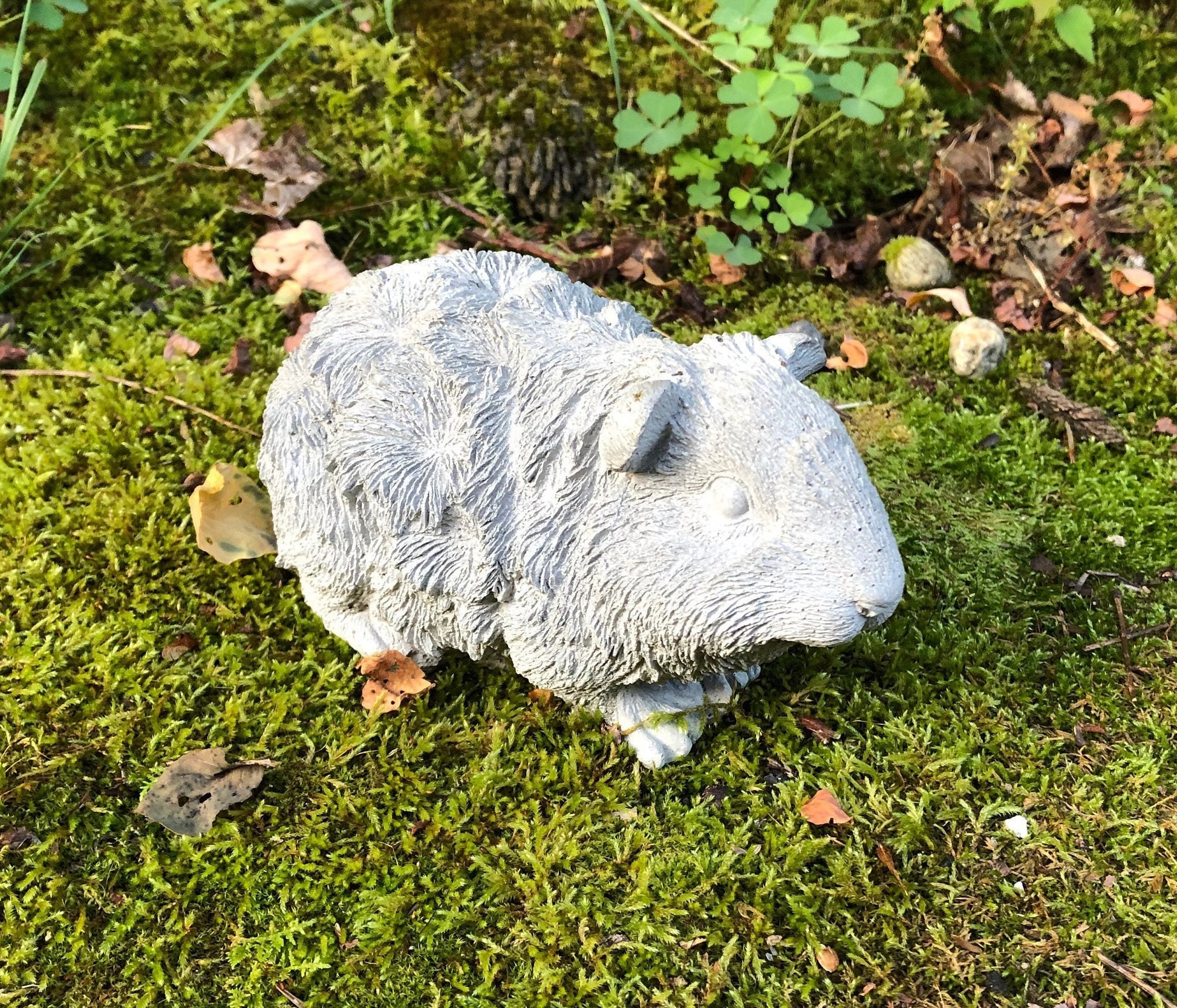 Concrete Guinea Pig Statue Cute Cement Guinea Pig Garden Etsy UK