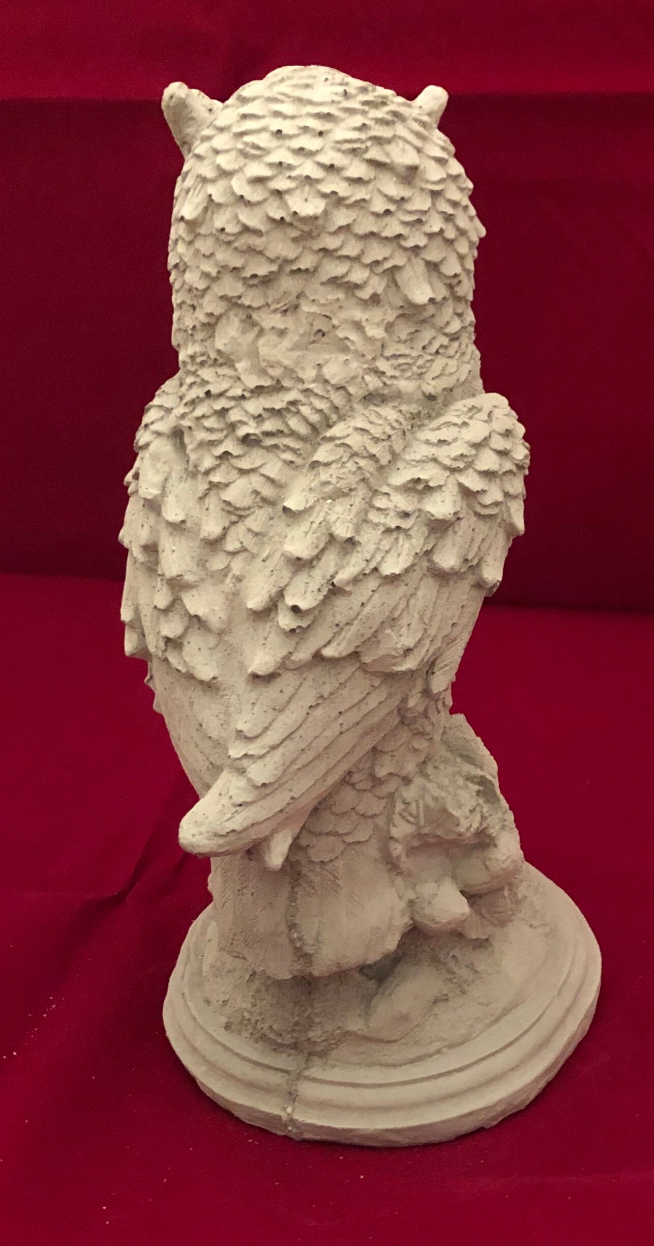 Owl Statue Cement Owl Garden Decor Concrete Owl Statue Etsy Australia