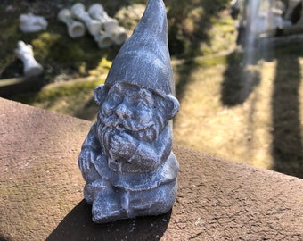 Cement Garden Gnome, Gnome Statue, Concrete Gnome Garden Decor, Small Gnomes,  Gnome Statue