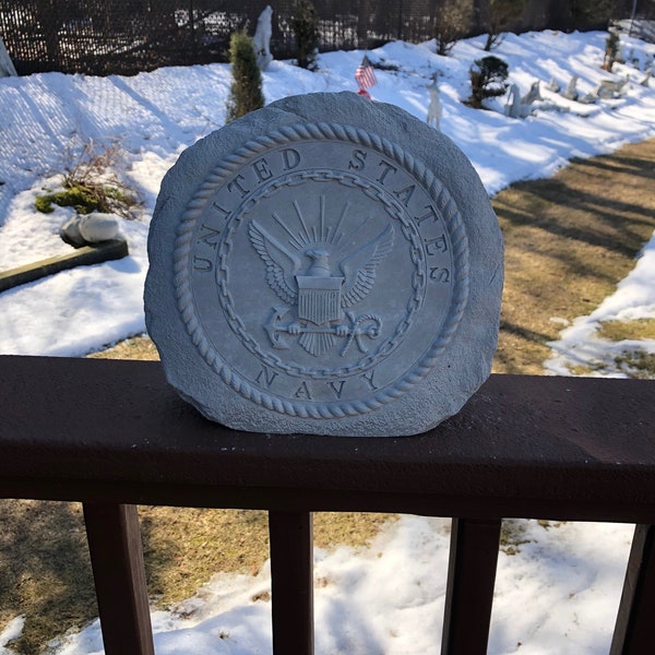 Navy Garden Statue Etsy