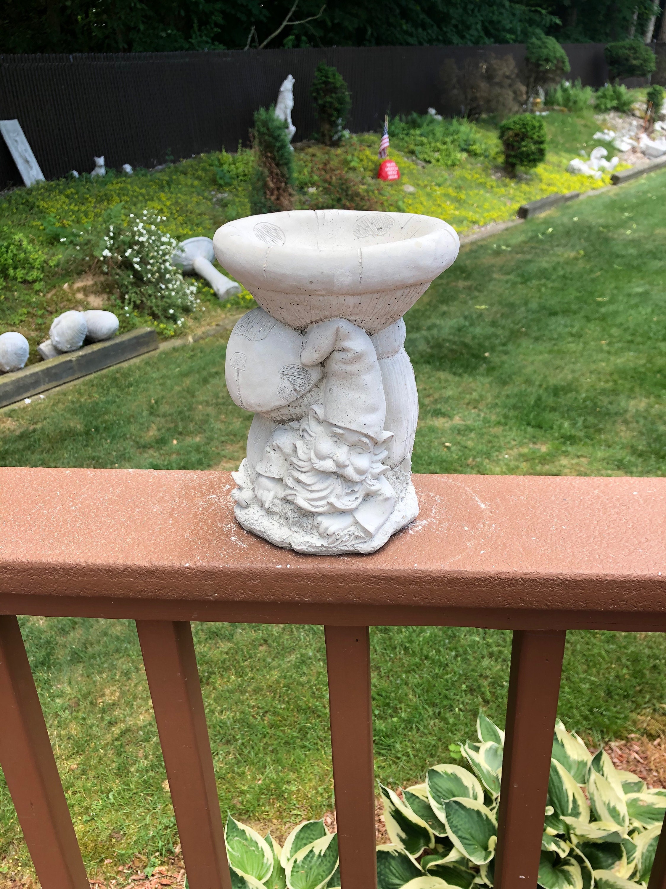 Concrete Bird Bath for sale Only 3 left at 65