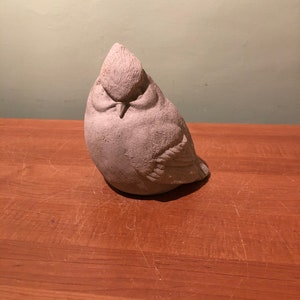Concrete Bird Statue: Cement Garden Decor