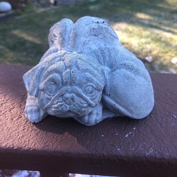 Pug Statue Etsy