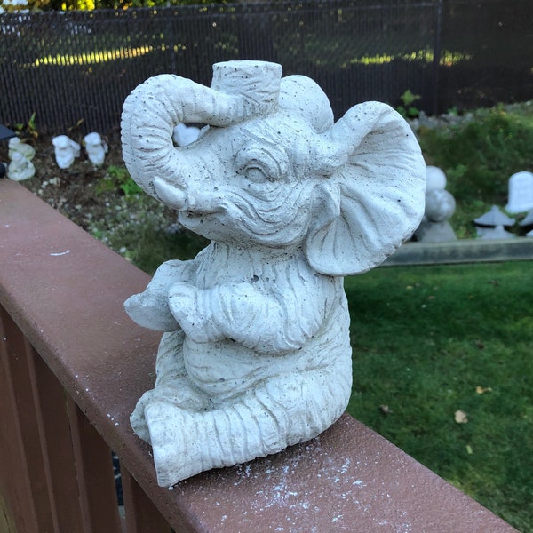 Elephant Floor Statues Etsy