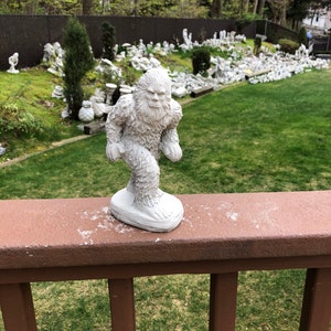 Bigfoot Statue, Concrete BigFoot Statue, Cement Big Foot, Home Decor, Garden Decor, Small BigFoot