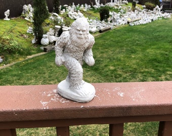 Bigfoot Statue, Concrete BigFoot Statue, Cement Big Foot, Home Decor, Garden Decor, Small BigFoot