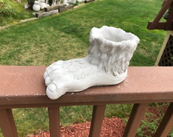 Big Foot Planter, Indoor / Outdoor Planter, Flower pot, Concrete Planter,  Cement Planter, Home Decor, Garden Decor