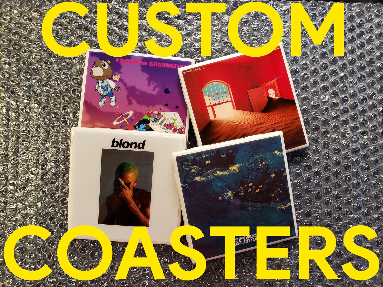 PICK YOUR OWN Album Cover Coasters Music Coasters Etsy