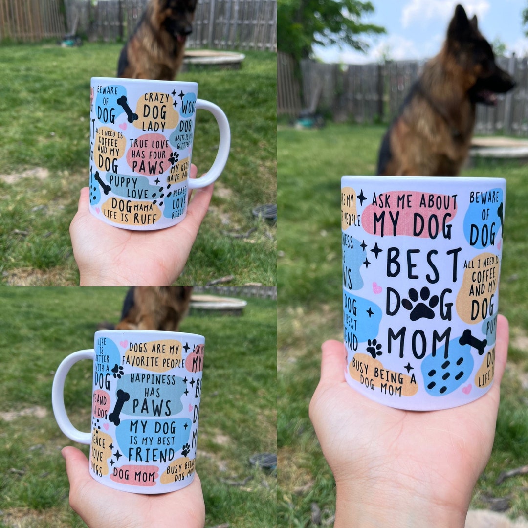 Best Dog Mom Mug / Dog Mom Gift Etsy