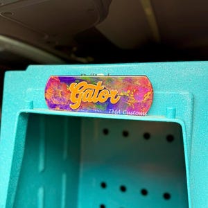 Crate Kennel Name Plates / Tags / Ruffland Crate Name Plates / Resin Name plate