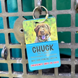 Médailles pour animaux de compagnie pour chenil en caisse d&#39;urgence/carte d&#39;urgence en caisse Ruffland/