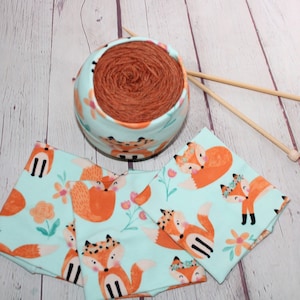 Minty Foxes Garen Gezellig 2 of 4-pak garenhouder Garenopberger Garenmouwen Haak- en breiaccessoires Streng Jassen Breivriend