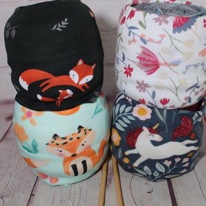Woodland Yarn Cozy 4-Pk Mixed Colors Cotton Spandex Yarn Holder