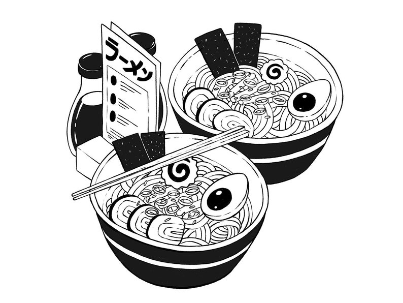 Japanese Ramen, Art Print image 2