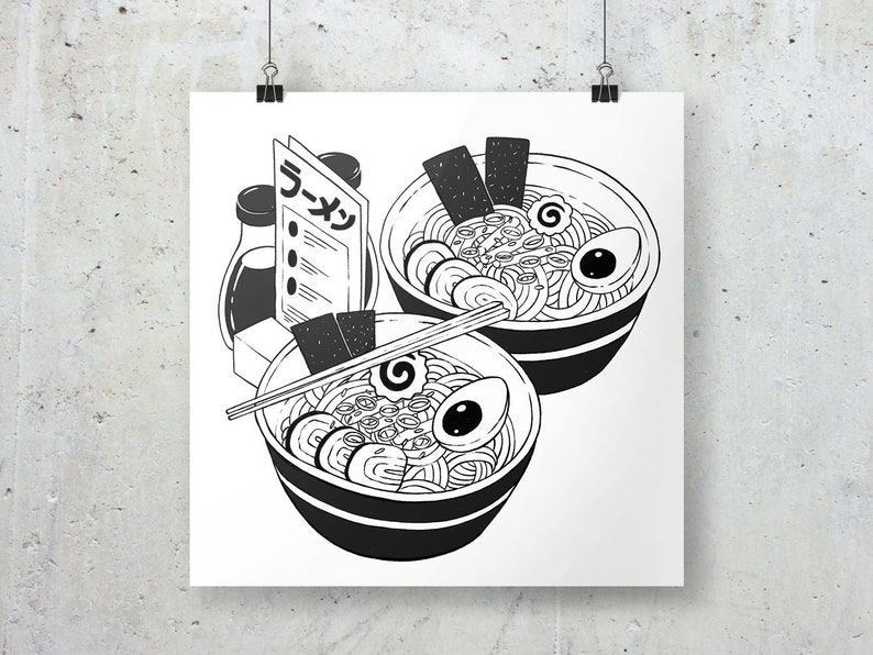 Japanese Ramen, Art Print image 1