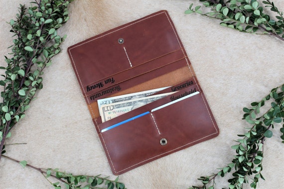leather envelope system wallet