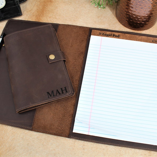 Leather Notepad Etsy