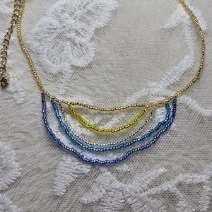 Sunset aroace pride choker necklace