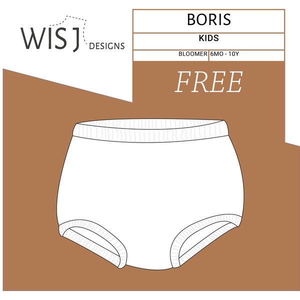 FREE sewing pattern Boris Bloomer