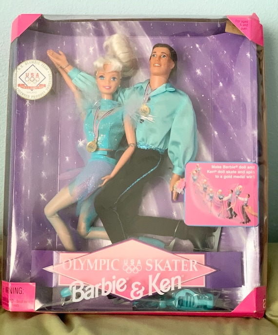 Barbie and Ken Olympic Skaters Barbies - Etsy 日本