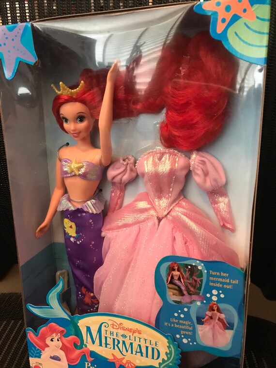 ariel mermaid to princess doll