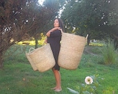 Multifunctional laundry basket braided in natural fiber Ecological laundry interior decoration Pot cover