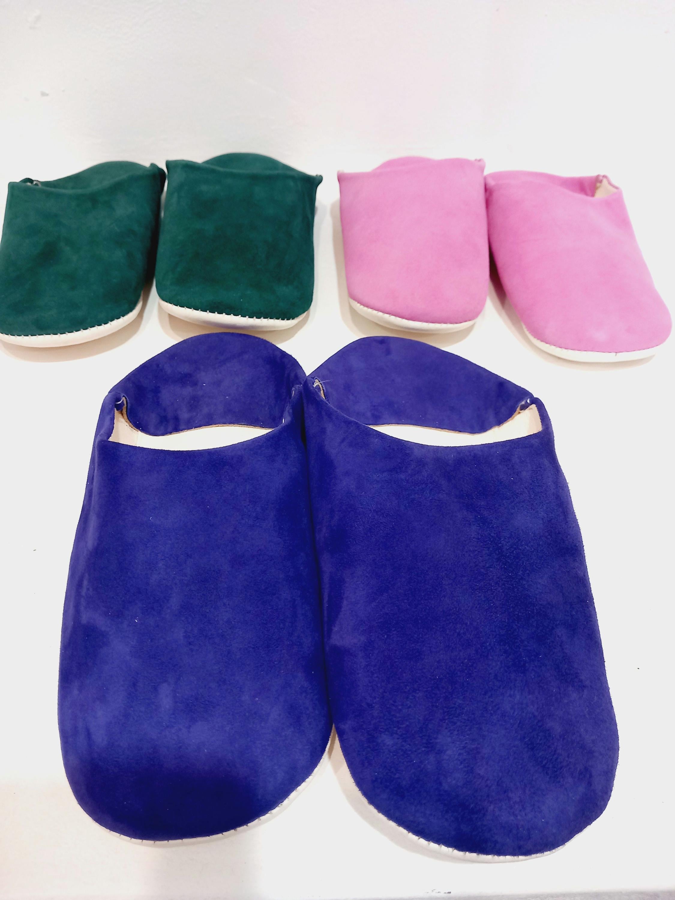 Zapatilla zapatilla 100% piel/ante Zapatillas mula zapatos de hombre y mujer regalo