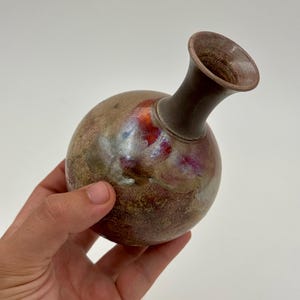 Vase en poterie raku (SKU : R139)