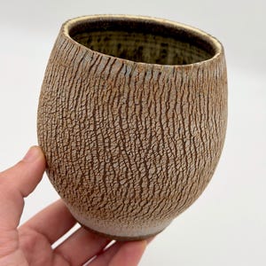 Crackle Pottery Cup (H456)