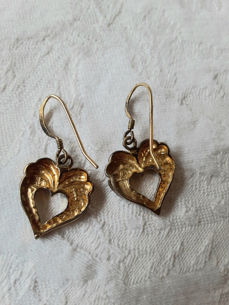 925 Silver Heart Earrings