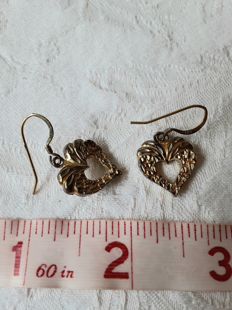 925 Silver Heart Earrings