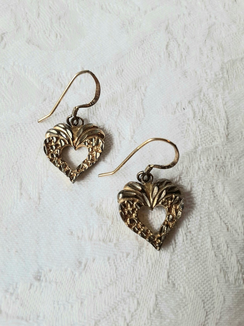 925 Silver Heart Earrings